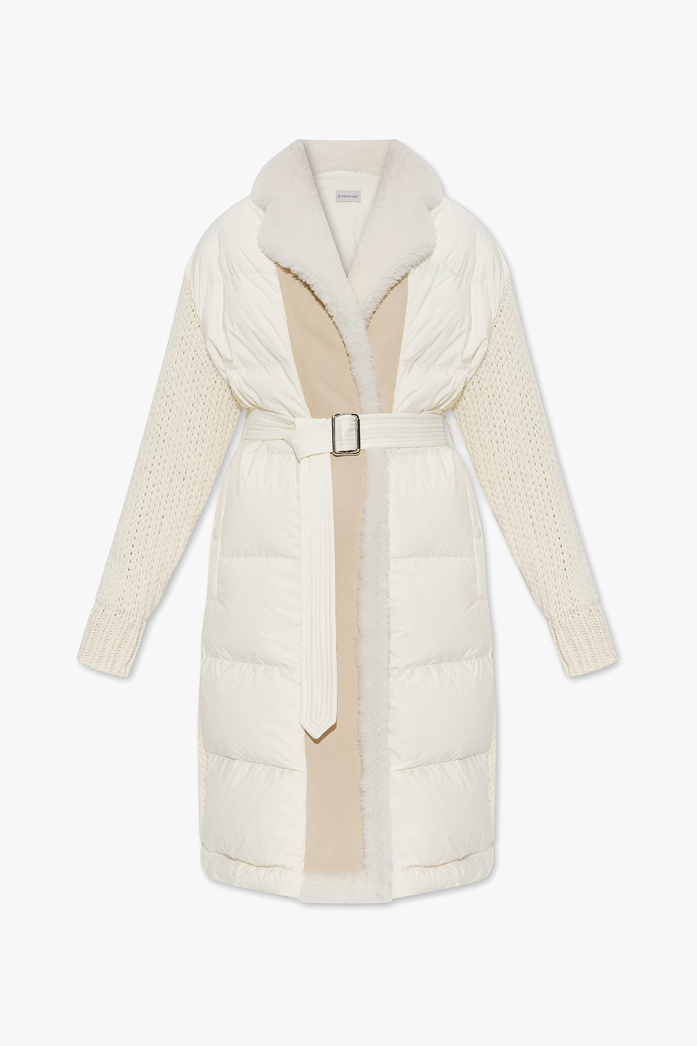 Women s Clothing Moncler Bugsworked coat Cruciani Knitted